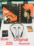 boAt 225 Wireless Earphone with Integrated Controls, Mic, IPX4 Water & Sweat Resistance, Up to 8H Playtime, QUALCOMM chipset, Enhanced Bass, Secure Fit Earhooks and Dual Pairing