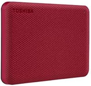 Toshiba Canvio Advance V10 4TB USB 3.0 Portable External Hard Drive, Red