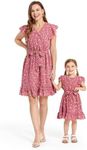 PATPAT Mommy and Me Dresses Matchin