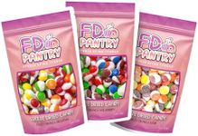 Freeze Dried Candy 3 Pack Fruit Crunch Original, Wildberry, Sour Mix Variety Gift Bundle 4 oz - 3 Pack Treat Snack Sampler Set Rainbow Wild Berry