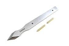 Narex Unhandled Dual Bevel Marking Knife Kit with Finger Indents Stainless Steel Blade (0.100" Thick Blade)