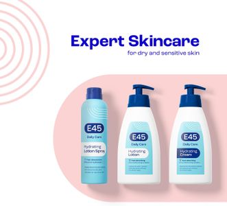 E45 Daily Hydrating Cream 400ml – Non-Greasy, Perfume-Free Moisturiser for All Skin Types
