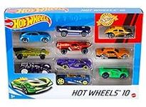 Hot Wheels Set of 10 Toy Cars & Tru