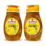 Lion Dates Lion Honey 400Gm 1+1 - - 100% Pure & Natural Honey- Squeezy Pack - Originated From The Forests Of Kashmir - Natural Raw Lion Kashmir Honey 800G