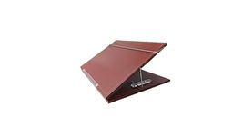 LUVYANSH Writing Table TOP Leather Elevator Desk (Brown Colour) Standard Size (15 * 21 INCH) with Adjustable Height (Make in India)