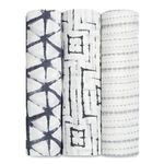 aden + anais Silky Soft swaddles 3-Pack 3-Pack, Pebble Shibori 3-Pack