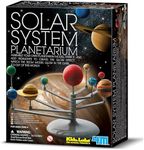 4M Solar System Planetarium, Glow in The Dark Solar System Planetarium, 30cm Model, Assemble and Paint Space Figures, Educational Space Toys, Easy to Use Science Kits