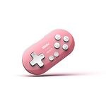 8Bitdo Zero 2 Bluetooth Gamepad Keychain Sized Mini Controller for Switch, Windows, Android, macOS & Raspberry Pi(Pink Edition)