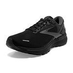 Brooks Men's Ghost 14 Running Shoe, Black Black Ebony, 10 UK