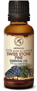 Aceite Esencial de Pino Suizo 30ml - Pinus Cembra - Suiza - 100% Natural & Puro - Mejor para Belleza - Salud - Cabello - Cara - Cuerpo - Swiss Stone Pine Essential Oil
