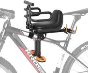 XIEEIX Front Mounted Child Bike Seat, Kids Bike Seat with Guardrail, High Seat Cushion Backrest Mountain Bike Child Bike Seat, Bicycle Child Safety Seat for Children from 1 to 3 Years Old