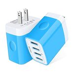 Wall Charger Plug, 2-Pack Ailkin 4.8A 4-Muti Port USB Charging Block, Universal USB Cube Adapter for iPhone 12mini/12/11/Pro/ProMax/Xs/XR/X/8/7, iPad Pro/Air 2, Galaxy10/9, Note10/9, and More