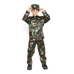 Jason Party Army Costume for Kids Soldier Costume Military Costumes for Boys-LWood-XL