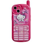 NATEROSO Cute Cartoon Case for iPhone 14 Plus 6.7'', Retro Kawaii Phone Case Soft Shockproof TPU iPhone 14 Plus Phone Cover for Girls Kids Teens（Kitty Cat）