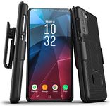 Encased DuraClip Designed for Samsung Galaxy S21 Belt Clip Case (2021) Slim Phone Cover with Holster - Black