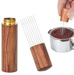 TOPPROSPER Coffee Needle Espresso Coffee Stirrers Pin Tamper with 8 Needles Espresso Needle Distributor for Home Kitchen Cafe