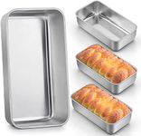 LIANYU 4 Pack Loaf Pans for Baking 