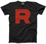 R Team - Mens and Youth Unisex T-Shirt - Blast Off Game Geeky XL Black