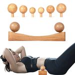 NXCYLW Psoas Muscle Release Tool,Trigger Point Massager Tool,Wood Therapy Massage Tools,Hip Hook,Physical Therapy Supplies For Occipital&Cordus&Back,With 6 Different Balls