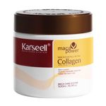 Karseell Collagen Hair Mask for Dry Damaged Hair Deep Repair Conditioning Hair Treatment Argan Oil Collagen Essence for All Hair Types 16.90 Oz