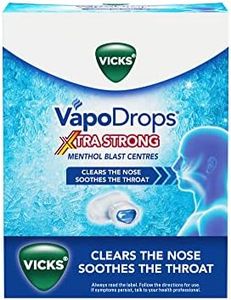 Vicks VapoDrops Xtra Strong Menthol Blast Centres 16 Lozenges