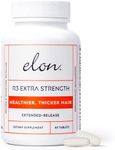 Elon R3 Hair Growth Supplement for Women – Hair Growth Vitamins w/Biotin & Collagen Peptides for Healthy, Thick Hair – Extra Strength Hair Growth Pills (60 Tablets)