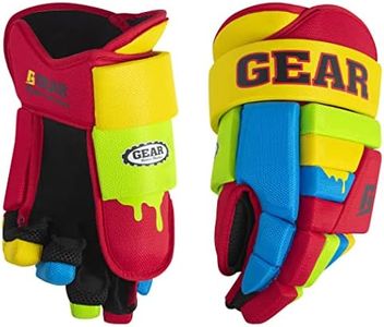 Gear Adult Senior Roller Inline Street Hockey Gloves (14 Inch)