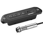 AMUMU SP60 Acoustic Guitar Pickup Humbucker Magnetic Passive Soundhole Pickup for Acoustic guitar Black