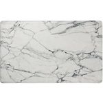 Home Dynamix Cozy Living Modern Marble Runner Anti-Fatigue Kitchen Mat, Grey/White, 17.5"x30"