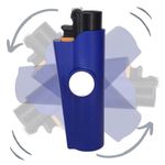 FLKR LYTR® Flicker Spinner Lighter Case - Multifunctional Case for EDC Enthusiasts, Adults Fidget, Fun Lighter Case Accessory - for Standard Clipper Lighter Sleeve