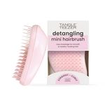 Tangle Teezer Original Detangler Brush, Dry & Wet Travel Size Mini Hair Brush, for Kids & All Hair Types, Millennial Pink