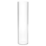 Tall Vases for Centerpieces, Clear Acrylic Cylinder Vase, 4" W x 16" H Round Vase, Decorative Centerpieces Flower Vases for Wedding, Home