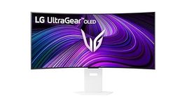 LG 39-inch Gaming Monitor 39GX90SA-W Ultragear/WQHD (3440 x 1440) / OLED/Curved /240Hz/1ms/ NVIDIA G-Sync Compatible, AMD FreeSync Premium/VESA DisplayHDR True Black 400/ webOS/USB Type-C White