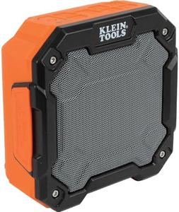 Klein Tools AEPJS3 Bluetooth Jobsite Speaker With Magnet and Hook, 20-Hr Run Time, Charge Via USB A or C, Pair Multiple Speakers Via Broadcast, Hands Free Capable