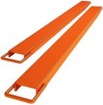 KYBOLT Pallet Fork Extension, [4.5" Width 72" Length] Heavy Duty Steel Pallet Extensions for Forklift Truck- Orange