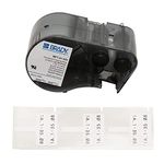 Brady MFT-01-425 Polypropylene B-425 Black on White Label Maker Cartridge, 1-11/64" Width x 25/32" Height, For BMP51/BMP53 Printers