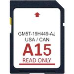 2024 A15 Navigation Car GPS SD Card GM5T-19H449-AJ Compatible with Lincoln&Ford Support USA/Canada New Maps