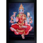 Great More Varahi Amman Photo Frame | Varahi Devi | Vaarahi | Samayeshwari | Mata | 1 Piece Wall Painting For Home Decoration And Gifting-46-8x12 inch