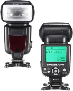 Speedlite Flash w/LCD Display Compatible with Canon EOS Rebel T100