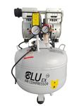 BLUEX 01 HP Dental Oil-Free Air Compressor with 40 LTR Powder Coated Tank | Color-White