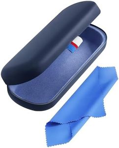 Styzere Unisex Hard Shell Protective Case for Eyewear Spectacles Eyeglasses (Blue 1 Set)