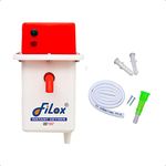 Filox Instant Geyser Portable 1L Water Heater for Home Kitchen Office Restaurant Clinics Saloon Beauty Parlor Hospital with MCB, 1 litres (White Orange)