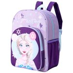 Frozen Kids Childrens Premium Backpack School Rucksack Travel Bag Boys Girls with side mesh pocket and front zipped pocket