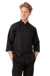 Chef Works mens Morocco Coat chefs jackets, Black, Medium US