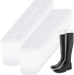 Coume 30 Pieces (15 Pairs) Boot Shaper Form Inserts Tall Boot Support Boot Stand up Inserts Boots Keeper Women and Men, Clear, 14 Inch