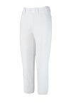 Mizuno Girls (Youth) Belted Softball Pant, White, Small