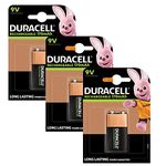 Duracell Rechargeable ultra 9V Battery - Pack of 3