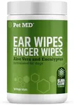 Dog Ear Cleaning Finger Wipes with