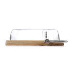 Boska Holland Cheese Slicer Board wit Cutting Wire and Lid, European Oak Wood, Petit Paris, Life Collection