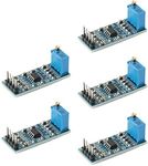 JESSINIE 5Pcs LM358 Operational Amplifier Module 100 Times Operational Amplifier Module Working Voltage DC5 to 12V Weak Signal Acquisition 100 Times Adjustable Gain Signal Amplification